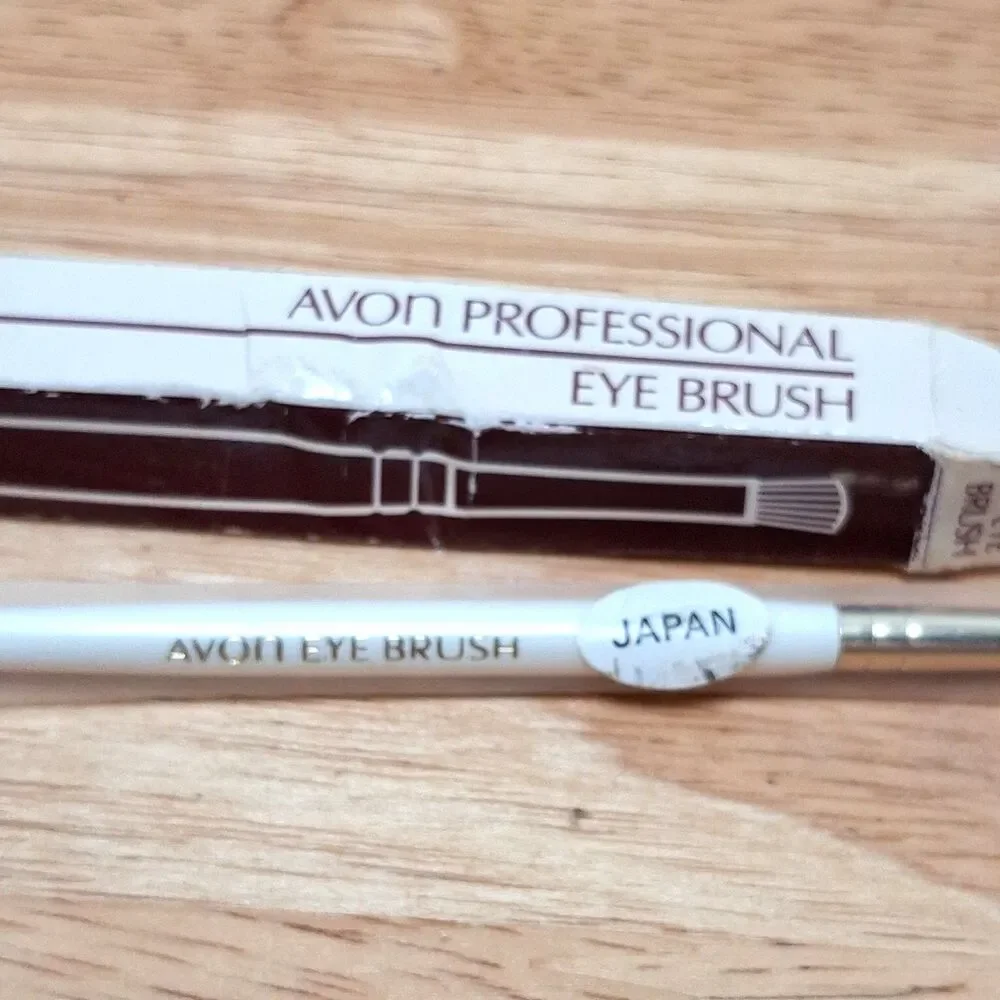 Vintage Avon Professional Eye Lip Blush Brush Eyebrow and Eyelash Comb Japan